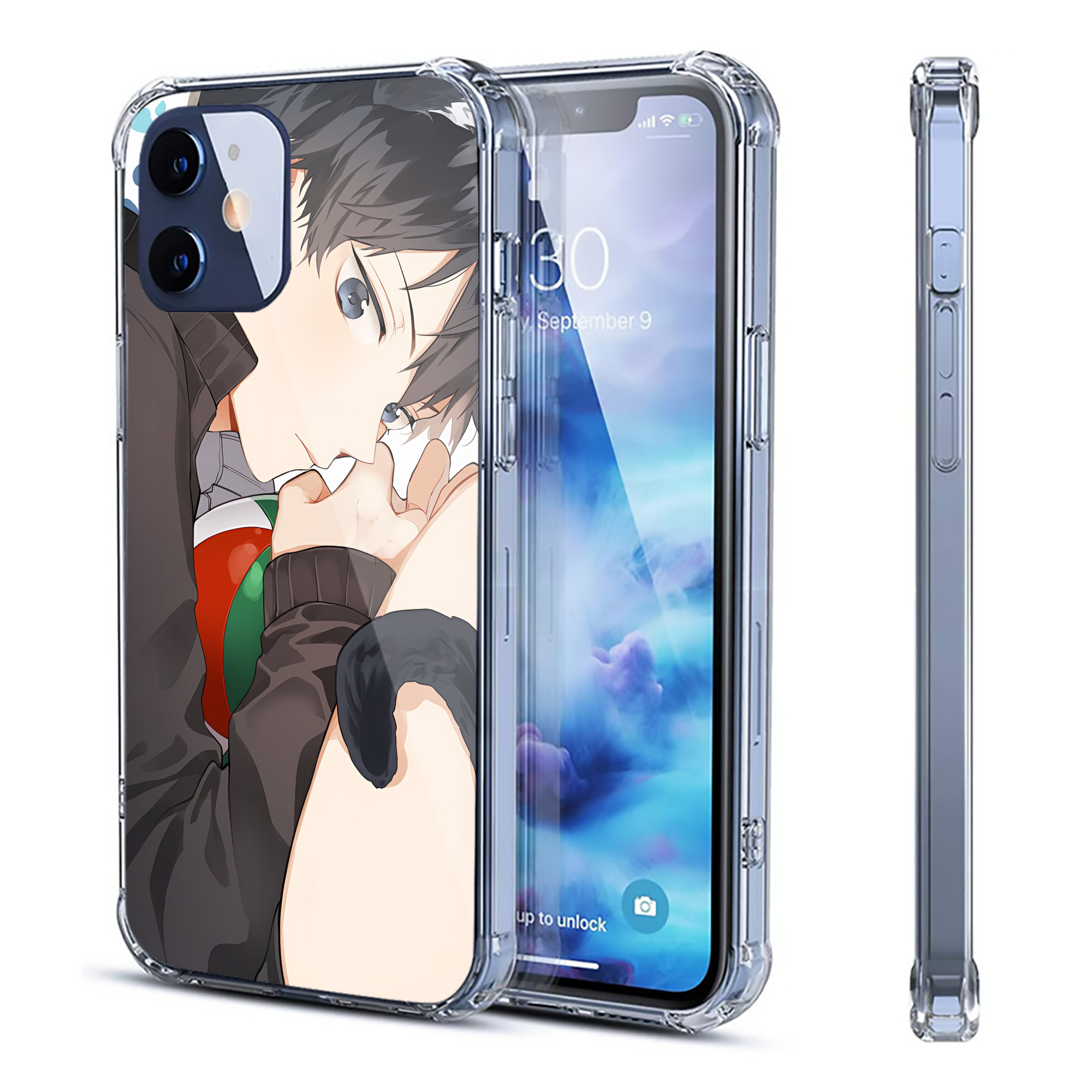 （画像用） ハイキュー!! Haikyu!! 【iPhone 12シリーズ対応】透明スマホケース（クリアソフトケース）